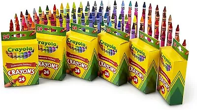 Crayola Crayons School & Art Supplies Bulk 6 Pack Of 24Count Assorted • $24.50