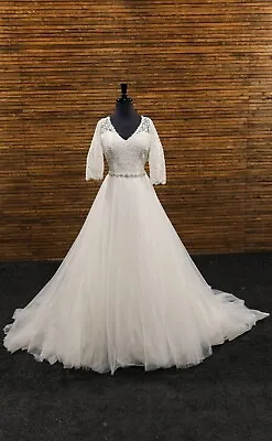 Rebecca Ingram By Maggie Sottero Scarlett 8RC729 Wedding Dress Size 12 • $200