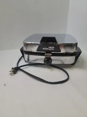 Vintage Toastmaster Reversible Waffle Maker Baker Grill Chrome Model 265 Works • $65