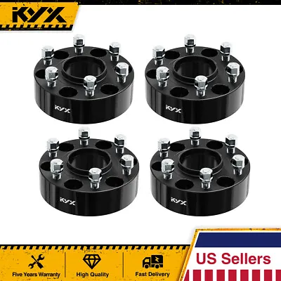 4x 2'' 6 Lug Hubcentric Wheel Spacers Adapters 6x5.5 For Chevy Silverado GMC • $87.79