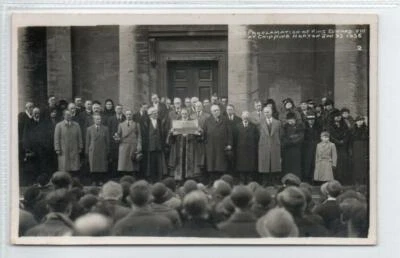 £9.95 • Buy PROCLAMATION OF EDWARD VIII AT CHIPPING NORTON: Oxfordshire Postcard (C68495)