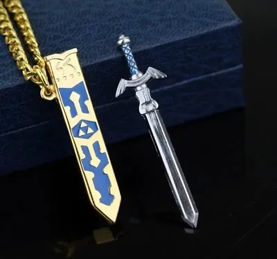 Legend Of Zelda Removable Master Sword Necklace Pendant Keychain Video Game Gift • $16.95
