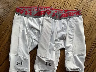 2 Pair Under Armour Adult S Small Performance Baseball Sliding Shorts • $26.99