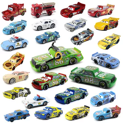 1:55 Disney Pixar Toy Cars No.86 Chick Hicks No.43 King Jackson Cruz Racer Gift • $7.88