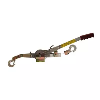 Winch Puller Come Along Tool 1500 Lb 3/4 Ton Capacity Lifting Pulling W/ Cable • $47.03