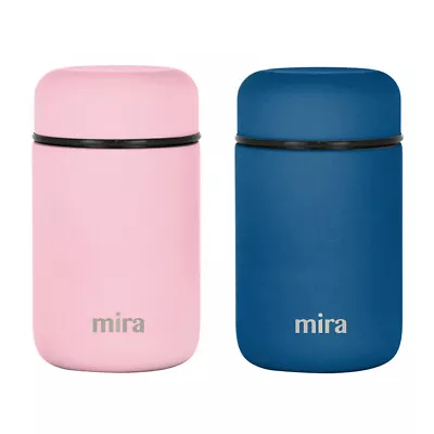 $31.45 • Buy MIRA Vacuum Insulated Stainless Steel Lunch Food Jar, 13.5 Oz - 2 Pack