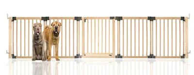 £57.90 • Buy Extra Wide Dog Gate Multi Panel Wooden Pet Barrier Various Sizes By Bettacare