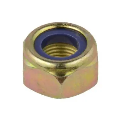 M8 M10 M12 M16 M20 Metric FINE Hex NYLOC Nut Class 8 ZINC YELLOW • $5