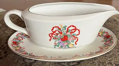 Cranberry Hill Gravy Boat & Underplate Discontinued • $35.99