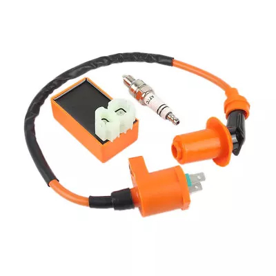 Set Racing Ignition Coil Spark Plug CDI For Gy6 Scooter ATV 50cc 125cc 150cc Hot • $22.90