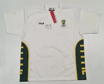 $199.95 • Buy Vintage Fila Cricket Australia Mark Waugh Signed Polo Shirt Men's 2XL