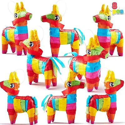 Syncfun Mini Donkey Pinatas Cinco De Mayo Rainbow Color For Fun Fiesta Party • $31.99