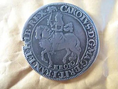Charles I York Halfcrown - Lovely Deep Toned Example Metal Flaw To Edge • £550