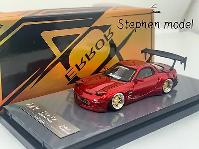 Error 404 1:64 Mazda RX7FD Rocket Rabbit Red Old School JDM Resin Model Car • $53