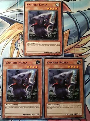 3 X ORCS-EN093 Vampire Koala YuGiOh Unlimited Playset Near Mint  • £2.89