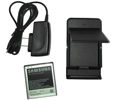 Samsung Eb-l1d7iba Battery + Ebh-1f2vba External Portable Charger & Oem Wall New • $14.99