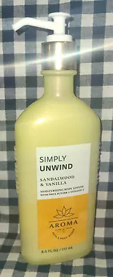 ALL NEW Sandalwood & Vanilla UNWIND Aromatherapy Body Lotion Bath & Body Works • $20