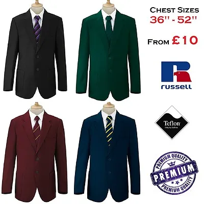 36  - 52  Mens Formal Blazer Smart Jacket Black Royal Bottle Green Maroon Navy • £37.95