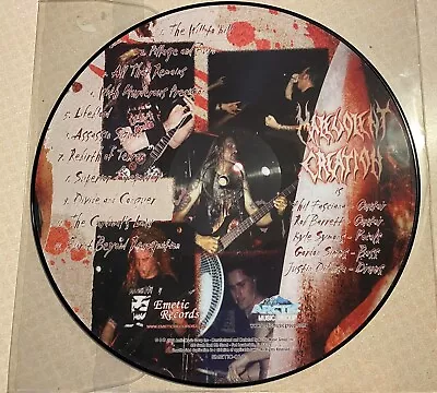 Malevolent Creation The Will To Kill LP PD Picture Disc Emetic FL Death Metal • $75