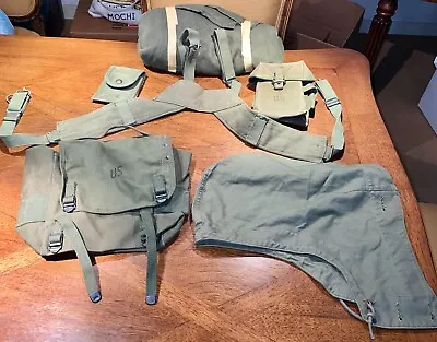 Vintage Vietnam War Collectible Army Infantry Gear Memorabilia (Set Of 6 Items) • $195