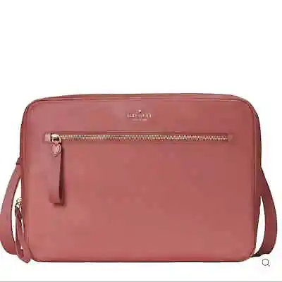 Kate Spade  Chelsea  Laptop Sleeve With Strap In Color Pomegranate • $280.24