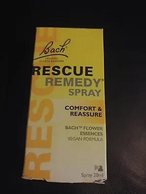 5 X Bach Rescue Remedy Spray Comfort Reassure Oral 20ml (pack Of 5) • £44.99