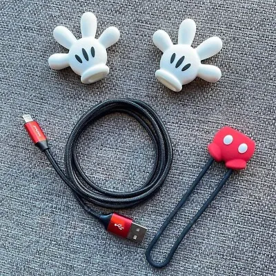 Mickey Mouse IPhone Lightning To USB Cable And Organizer • $19