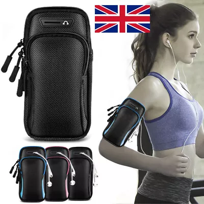 £4.99 • Buy Armband Phone Holder Case Bags Sports Gym Running Jogging Arm Band Cellphone Bag