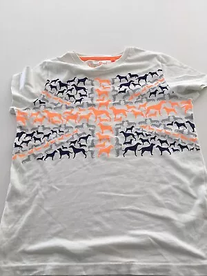 Mini Boden T Shirt With Dog Motif For Boys Aged 11-12 Years • £3