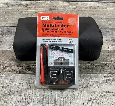 Gardner Bender (GMT-12A) 5-Function Analog Multimeter & Manual Gb Multitester • $14.95