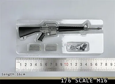 M16 Rifle For 1/6th Scale 12  Action Figure 1:6th New • $19.99