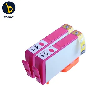 2 MAGENTA INK CARTRIDGE 920XL Fits For HP Officejet 6000 6500 6500A 7000 7500A • £5.99