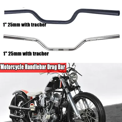 1  Motorcycle Drag Bar Handlebars Bars For Harley Sportster 883 1200 XL Bobber • $30.99