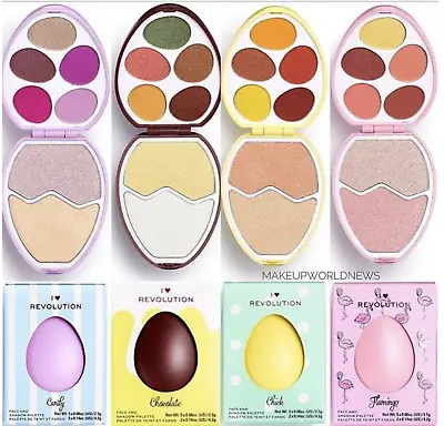 I Heart Revolution Easter Egg Eyeshadow Highlighter Face Shadow Palette Surprise • £7.49