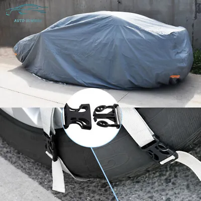$36.21 • Buy PEVA Gray Full Car Cover Replacement Waterproof Snow UV Resistant Protection