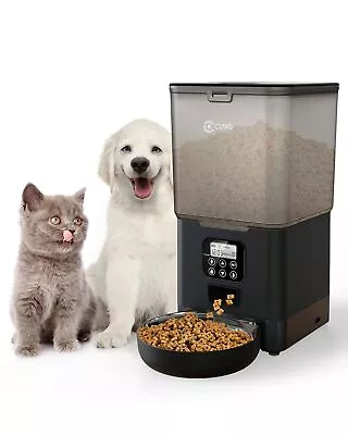 Automatic Cat Feeder 5.6L Up To 20 Portions 4 Meals/Day Small Medium Pets Dual • $69.16
