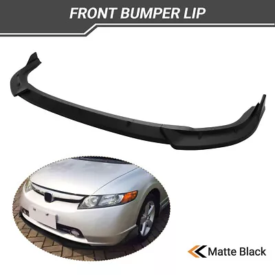 For 2006 2007 2008 Honda Civic 4DR Sedan - CS Style Front Bumper Lip Body Kit • $41.90