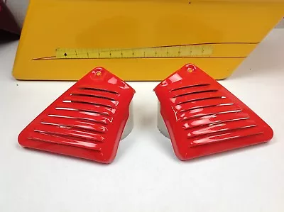 $199.95 • Buy 🔥OEM Harley VROD V-Rod Racing Orange Paint Louvered Side Neck Covers