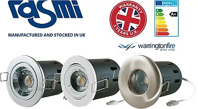£6.10 • Buy LED Fire Rated Dimmable Shower Fixed Or Tilt 7w COB Spot Down Lights Modern
