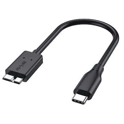 15 Inch Micro B To USB Type C 3.1 External Hard Drive Cable Cord MacBook Seagate • $7.90