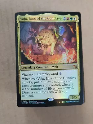 Custom Commander Deck ~ Wolves & Elves ~ Voja Jaws Of The Conclave ~ EDH Deck • $99.95