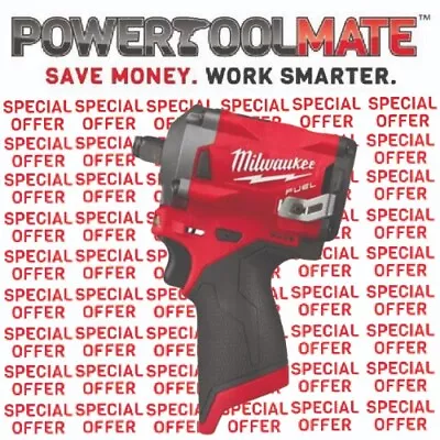 £107.99 • Buy Milwaukee M12FIWF12-0 12V M12 Li-ion FUEL 1/2in Impact Wrench (Body Only)