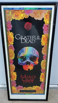 GRATEFUL DEAD MARDI GRAS 1995 FRAMED Second Print  Numbered See Pics • $110