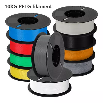 Kingroon 10KG PETG 3D Printer Filament 1.75 Mm Spools 10 Bundles 1KG Mix Colours • $145.99
