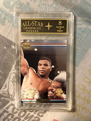 1991 Ringlords Mike Tyson Boxing Card Slabbed World Champion HOF • $59.99