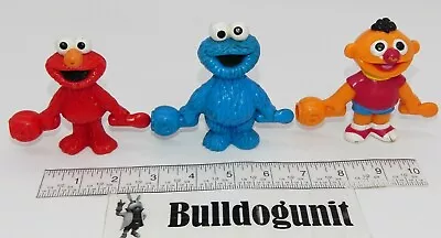 Vintage Tyco Sesame Street Preschool Number Figurine Toy Figure Cookie Elmo • $8.96