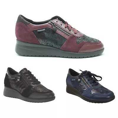 Mephisto Womens Trainers Iasmina Lace-Up Low-Top Sneakers Leather • $125.30