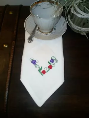 £13 • Buy Cotton Napkins/embroidered Napkins/personalised Napkins/dinner Table Napkins