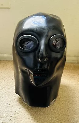 Studio Gum Hood Black Latex / Rubber Mask • $350