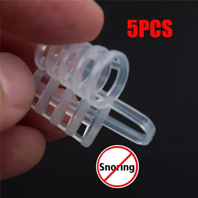 Anti Snoring Nasal Dilator Stop Snore Nose Clip Easy Sleep Breathe Silicone Aid • £4.49